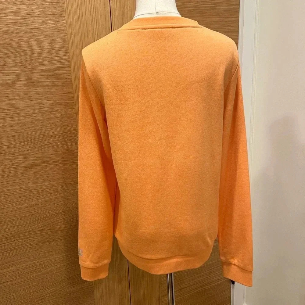 Lacoste Sport - Crewneck Sweatshirt Orange Size Italian 38/US 4 XS/Small Women’s - Picture 4 of 7